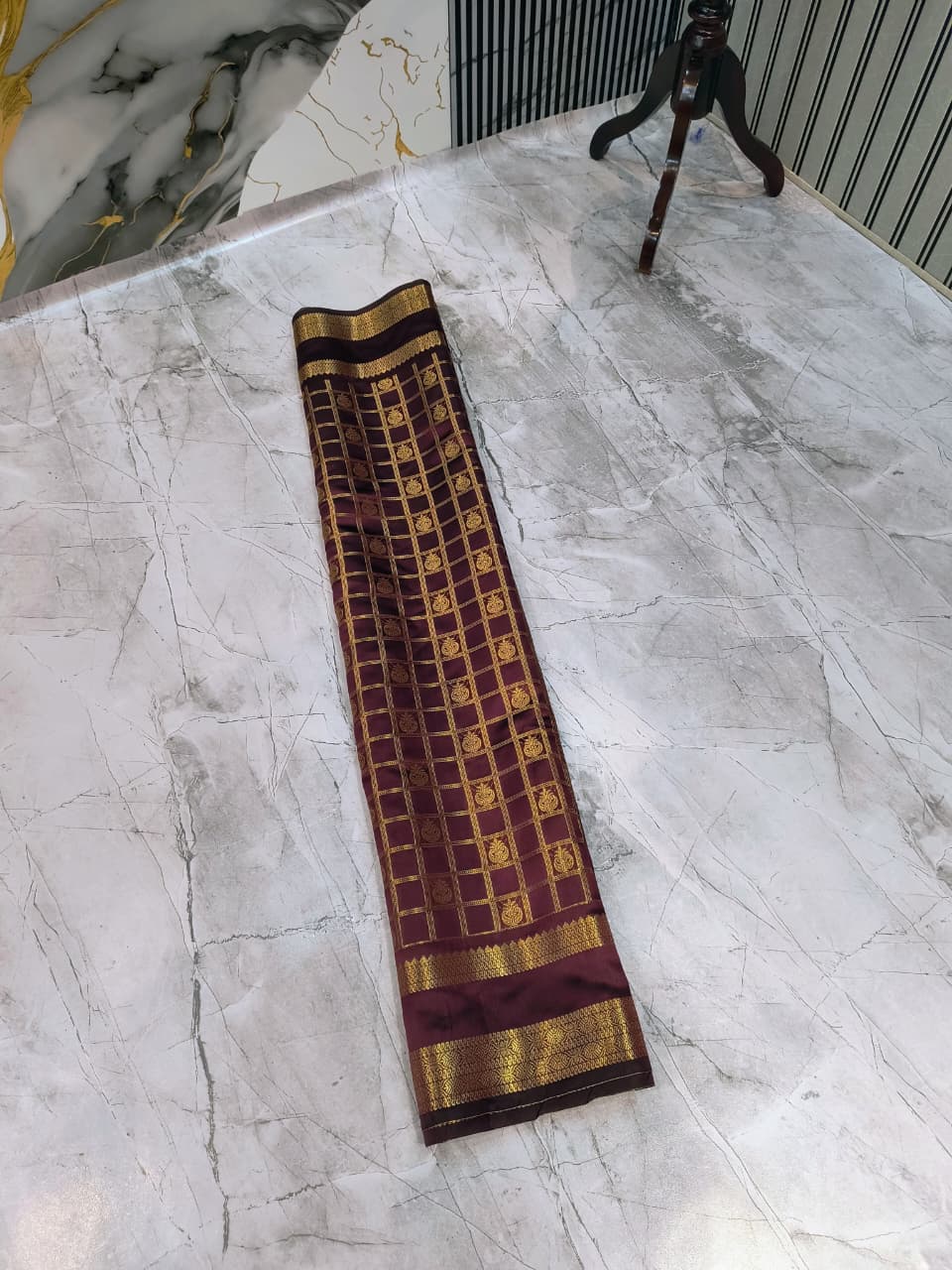 Traditional Banarasi soft silk saree